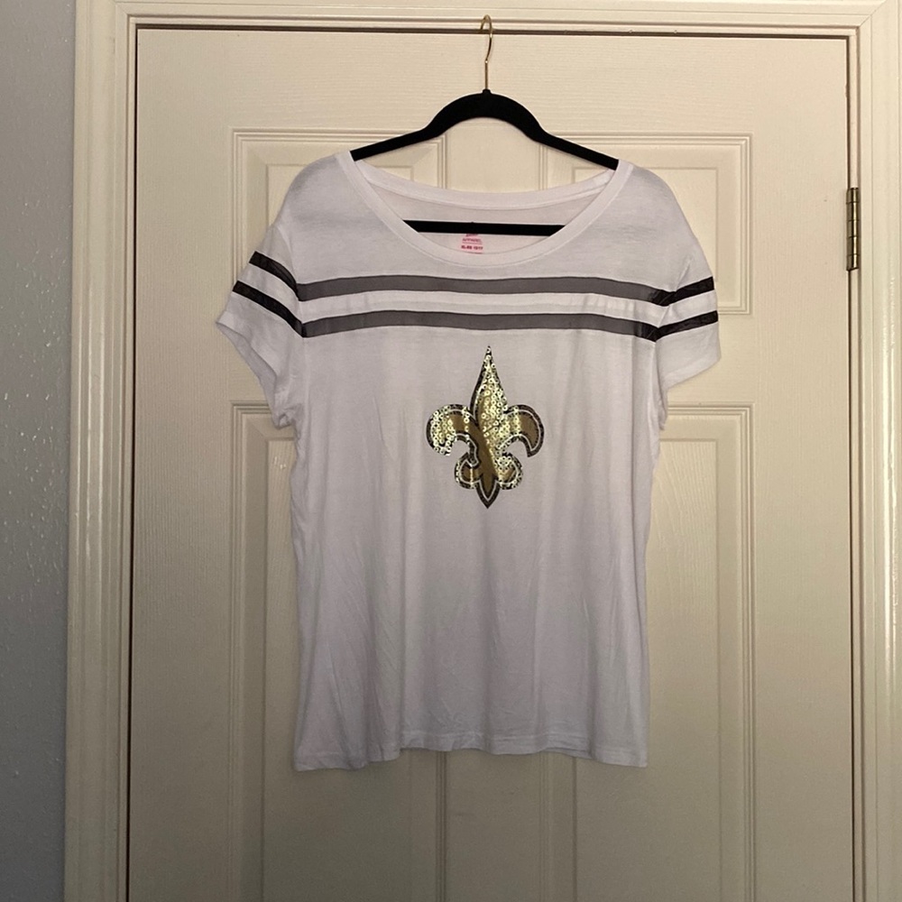 Saints Game Day White Shirt